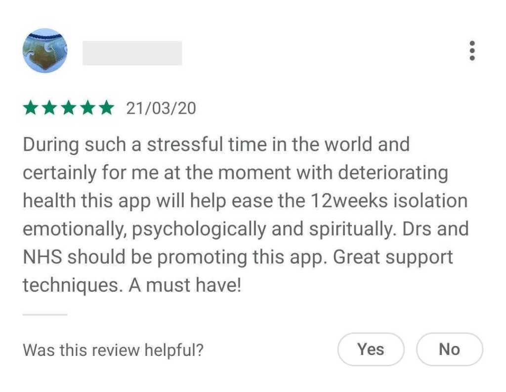 Wysa User Testimonial - COVID